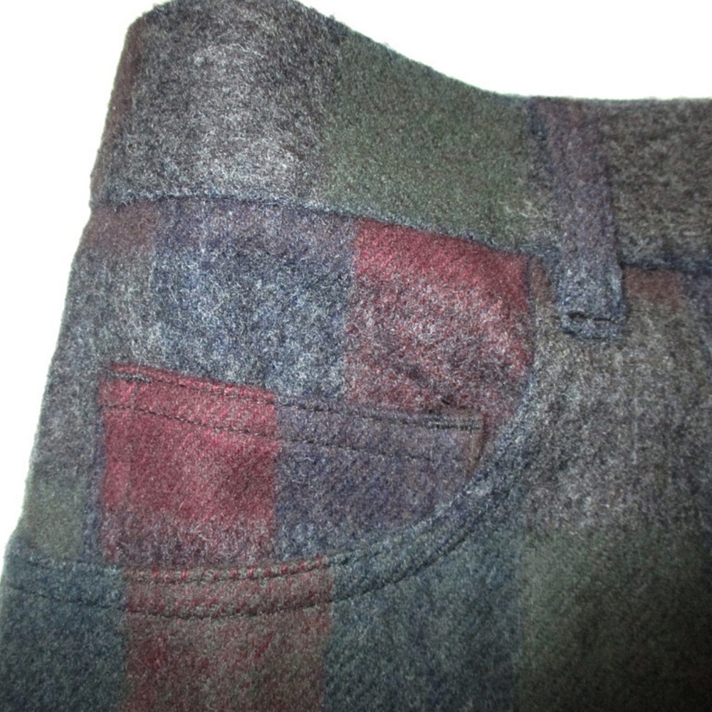 💰SOLD 💰 Raf Simmons dark grey plaid wool - Picture 4 of 8